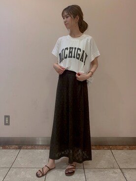 mikaさん（レディース・162cm）の夏コーディネート