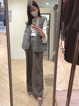 「アキコーデ」｜mikaさん（レディース・162cm）の秋コーディネート