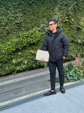 「HAY（ヘイ）のアイテム」を使った、Takeshi Yukimuraさん（メンズ・175cm）の冬コーディネート