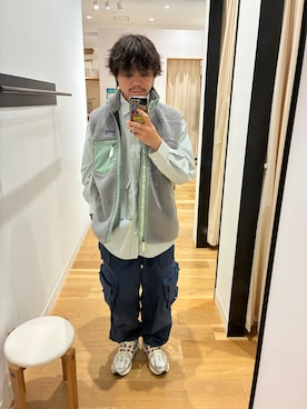 「アイテム（ベスト）」を使った、ひいちゃんさん（メンズ・170cm）の秋コーディネート