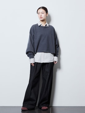 「Wrangler（ラングラー）のアイテム」を使った、KAMEYAMAさん（レディース・168cm）の秋コーディネート