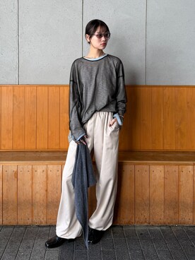 KAMEYAMAさん（レディース・168cm）の冬コーディネート