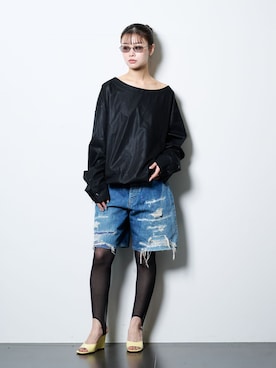 「overneath（オーバーニース）のアイテム」を使った、KAMEYAMAさん（レディース・168cm）の春コーディネート