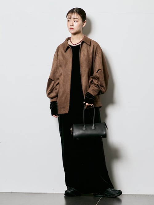 FAUXSUEDEVOLUMEBLOUSON/フォースエードボリュームブルゾン WZIPフェイクスエードブルゾン | Remind me and forever(リマインド