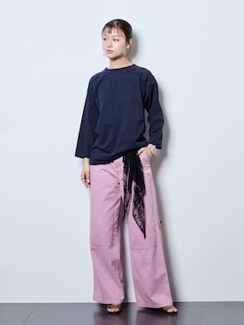 「Mollini（モリーニ）のアイテム」を使った、KAMEYAMAさん（レディース・168cm）の夏コーディネート