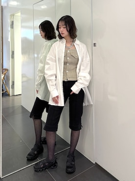 「MIZUNO（ミズノ　）のアイテム」を使った、KAMEYAMAさん（レディース・168cm）の春コーディネート
