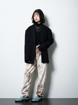 KAMEYAMAさん（レディース・168cm）の冬コーディネート