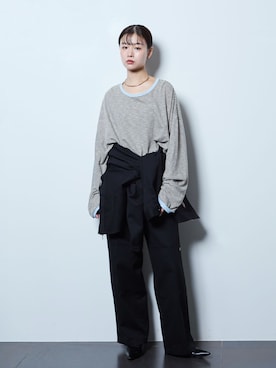 「Mollini（モリーニ）のアイテム」を使った、KAMEYAMAさん（レディース・168cm）の夏コーディネート