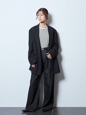 「Mollini（モリーニ）のアイテム」を使った、KAMEYAMAさん（レディース・168cm）の夏コーディネート