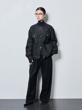「Mollini（モリーニ）のアイテム」を使った、KAMEYAMAさん（レディース・168cm）の夏コーディネート