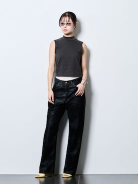 「overneath（オーバーニース）のアイテム」を使った、KAMEYAMAさん（レディース・168cm）の春コーディネート