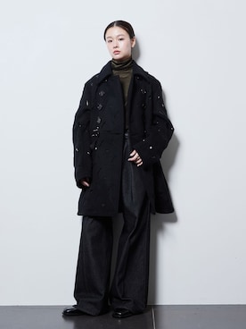 「Wrangler（ラングラー）のアイテム」を使った、KAMEYAMAさん（レディース・168cm）の秋コーディネート