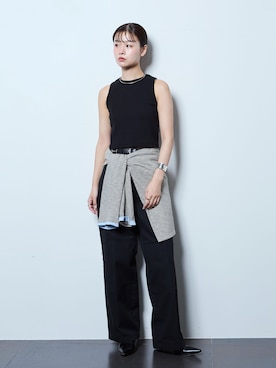 「Mollini（モリーニ）のアイテム」を使った、KAMEYAMAさん（レディース・168cm）の夏コーディネート