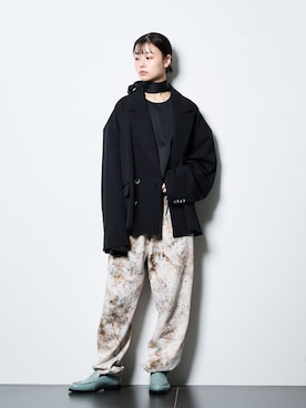 KAMEYAMAさん（レディース・168cm）の冬コーディネート