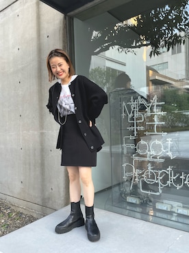 「mystic（ミスティック）のアイテム」を使った、kabataさん（レディース・149cm）の秋コーディネート