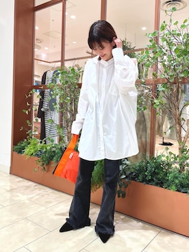 「mystic（ミスティック）のアイテム（ハンドバッグ）」を使った、kabataさん（レディース・149cm）の春コーディネート