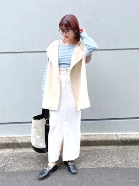 「mline（エムライン）のアイテム」を使った、kabataさん（レディース・149cm）の冬コーディネート