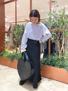 「大きめバッグ」｜kabataさん（レディース・149cm）の冬コーディネート