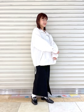 「mystic（ミスティック）のアイテム（ローファー）」を使った、kabataさん（レディース・149cm）の春コーディネート