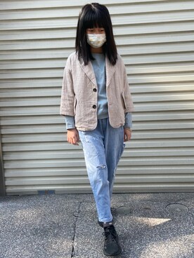 Winnie Hsuさん（キッズ・148cm・10代）の冬コーディネート