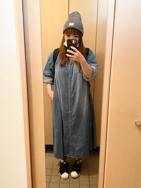 Urban Research アーバンリサーチ の ボリュームスリーブライトデニムワンピース ワンピース Wear