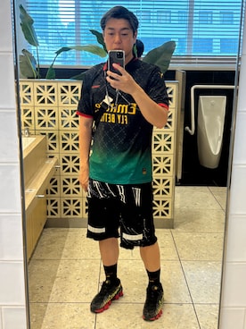 「NIKE（ナイキ）のアイテム」を使った、MaSaKiさん（メンズ・176cm）の夏コーディネート