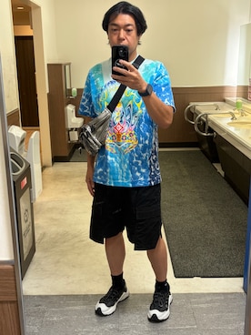 「PRADA（プラダ）のアイテム」を使った、MaSaKiさん（メンズ・176cm）の夏コーディネート