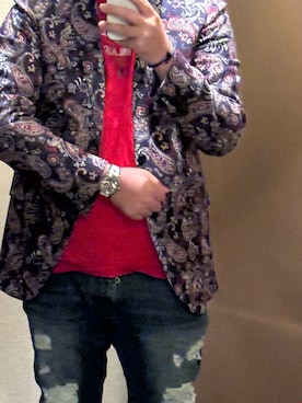 「DSQUARED2（ディースクエアード）のアイテム」を使った、きい🔑さん（メンズ・175cm）の冬コーディネート