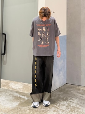「アイテム（Tシャツ/カットソー）」を使った、かとしょーさん（メンズ・180cm）の夏コーディネート