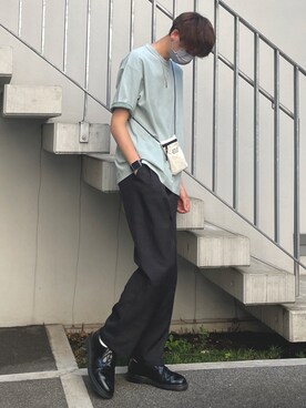 かとしょーさん（メンズ・180cm）の夏コーディネート