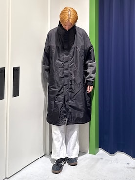 「アイテム（モッズコート）」を使った、かとしょーさん（メンズ・180cm）の秋コーディネート