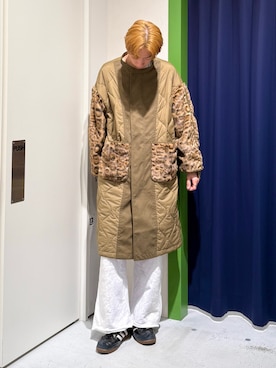 「アイテム（モッズコート）」を使った、かとしょーさん（メンズ・180cm）の秋コーディネート