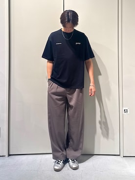 「Franklin Climbing（フランクリンクライミング）の【Franklin Climbing×JIMNY】ジムニーコレクションTee（Tシャツ/カットソー、ブラック系）」を使った、かとしょーさん（メンズ・180cm）の秋コーディネート