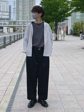 かとしょーさん（メンズ・180cm）の夏コーディネート