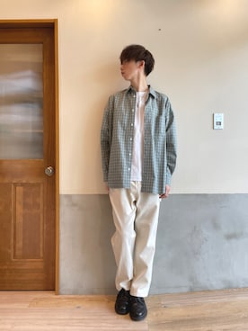 かとしょーさん（メンズ・180cm）の春コーディネート