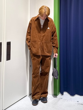 「アイテム（ハンドバッグ）」を使った、かとしょーさん（メンズ・180cm・20代）の秋コーディネート