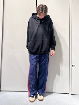 「etsinta（エシンタ）のアイテム」を使った、かとしょーさん（メンズ・180cm）の春コーディネート