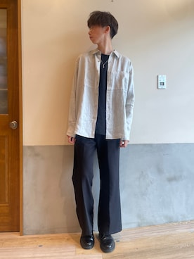 かとしょーさん（メンズ・180cm）の夏コーディネート