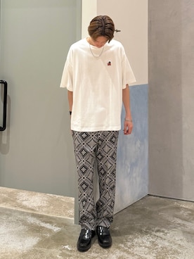 かとしょーさん（メンズ・180cm）の夏コーディネート