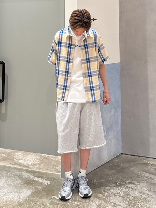 【ユニセックス】フロストモーションロゴプリント半袖Tee