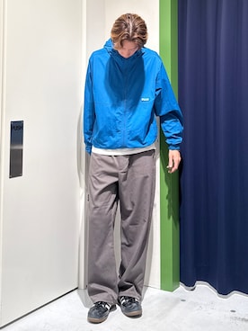 「アイテム（マウンテンパーカー）」を使った、かとしょーさん（メンズ・180cm・20代）の秋コーディネート