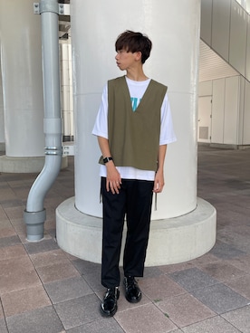 かとしょーさん（メンズ・180cm）の秋コーディネート