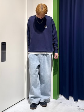 「アイテム（スウェット）」を使った、かとしょーさん（メンズ・180cm・20代）の秋コーディネート