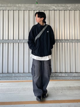 「Franklin Climbing（フランクリンクライミング）の【UVカット・撥水】【Franklin Climbing】カスケードライトジャケット（ナイロンジャケット）」を使った、かとしょーさん（メンズ・180cm）の春コーディネート