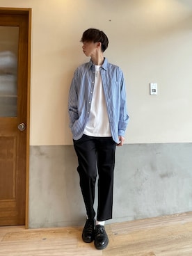 かとしょーさん（メンズ・180cm）の春コーディネート