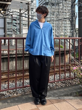 かとしょーさん（メンズ・180cm）の夏コーディネート