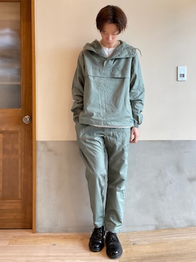「キャンプスタイル」｜「アイテム（その他アウター）」を使った、かとしょーさん（メンズ・180cm）の夏コーディネート