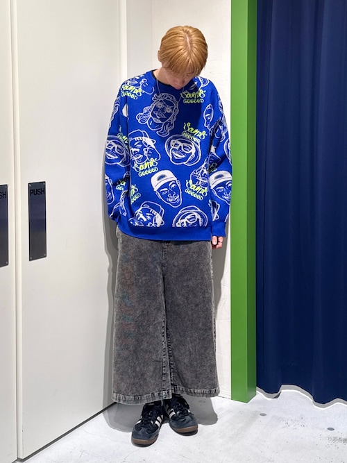 セール】【SOUNDS GOOOOD】製品染めコーデュロイベルテッドクロップド