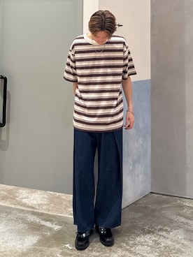 「CIAOPANIC TYPY（チャオパニックティピー）のアイテム（パンツ）」を使った、かとしょーさん（メンズ・180cm）の夏コーディネート