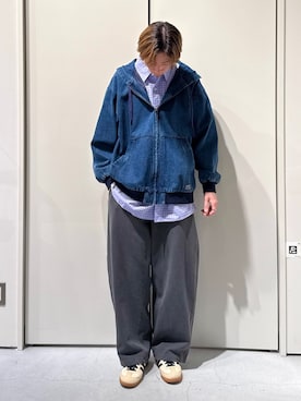 「CIAOPANIC TYPY（チャオパニックティピー）のアイテム（ジャケット/アウター）」を使った、かとしょーさん（メンズ・180cm）の春コーディネート